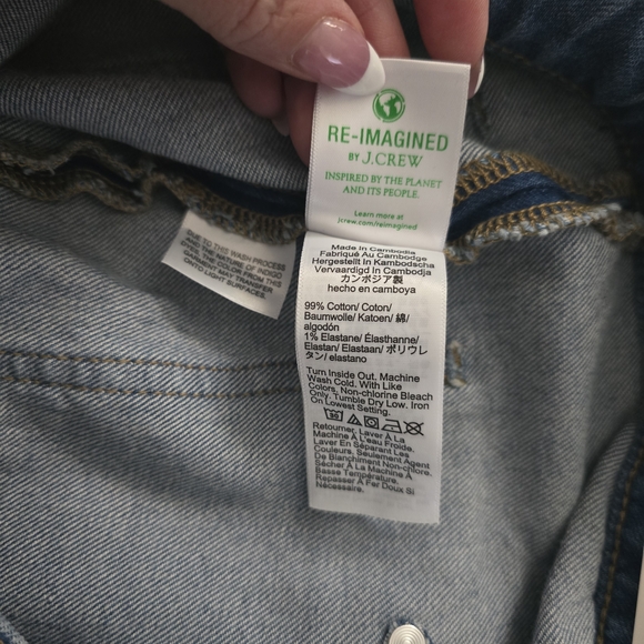 J. Crew Light Blue Flare Sailor Wideleg High Rise Denim Jeans - Picture 8 of 8